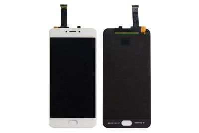 Лот: 12717575. Фото: 1. Дисплей Meizu MX6 + тачскрин Белый... Дисплеи, дисплейные модули, тачскрины