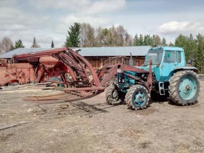 Лот: 9592734. Фото: 1. продам трактор мтз 82 с куном. Грузовики, автобусы, спецтехника