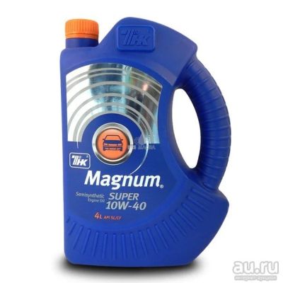 Лот: 9074316. Фото: 1. ТНК Magnum Super 10W-40 4L. Масла, жидкости
