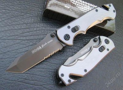 Лот: 2322450. Фото: 1. Нож - "SOG FIREBIRD SURVIVAL TANTO... Ножи, топоры