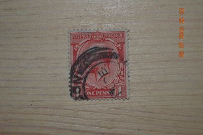 Лот: 5884685. Фото: 1. Марка Великобритании 1912г. Король... Марки