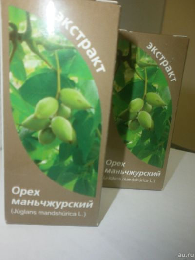 Лот: 13745086. Фото: 1. Орех маньчжурский экстракт. Народная медицина, БАДы