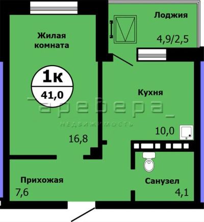 Лот: 20714915. Фото: 1. 1-комнатная квартира на ул. Лесников... Квартиры, студии