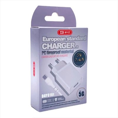 Лот: 22149711. Фото: 1. СЗУ BYZ DAY016t 1*USB+Type-C 2... Зарядные устройства, блоки питания, адаптеры сетевые для смартфонов