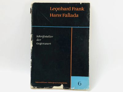 Лот: 23277623. Фото: 1. Leonhard Frank. Hans Fallada... Другое (литература, книги)