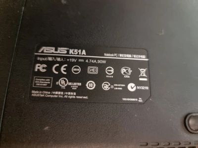 Лот: 19157645. Фото: 1. Ноутбук ASUS K51A неисправно. Ноутбуки