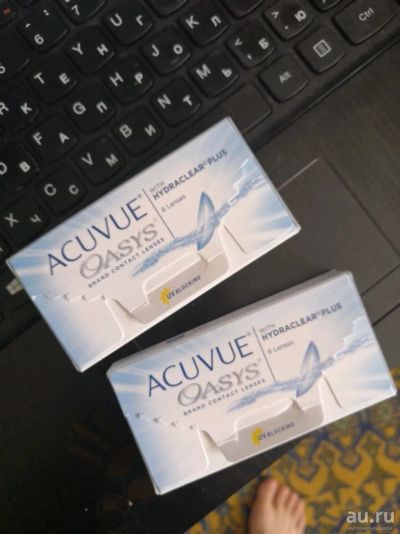 Лот: 13209899. Фото: 1. Линзы acuvue oasys. Контактные линзы
