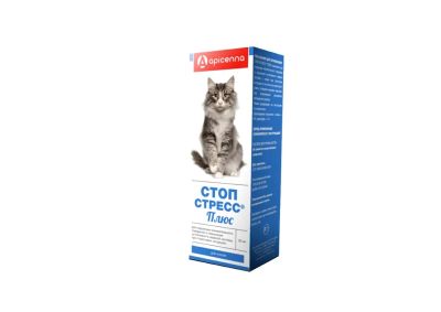 Лот: 10934489. Фото: 1. Стоп Стресс Плюс капли для кошек... Лекарства для животных, ветеринарные препараты
