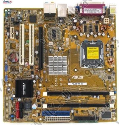 Лот: 610213. Фото: 1. Материнская плата Asus P5LD2-VM... Материнские платы