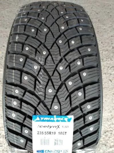 Лот: 23571317. Фото: 1. Зимняя резина 235/55 R-19 "Triangle... Шины