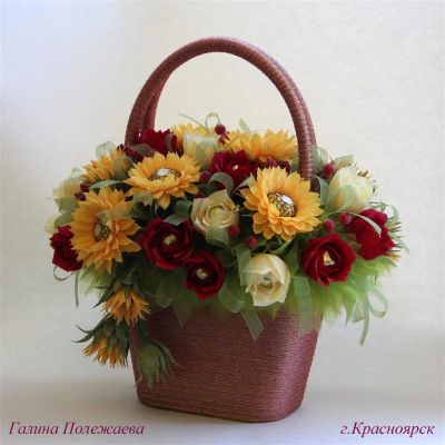 Лот: 6300397. Фото: 1. Букеты из конфет "Шик". Букеты из конфет, игрушек