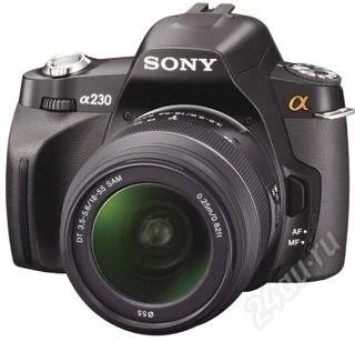 Лот: 838566. Фото: 1. Sony DSLR-A230Y Kit 18-55 + 55-200... Цифровые зеркальные