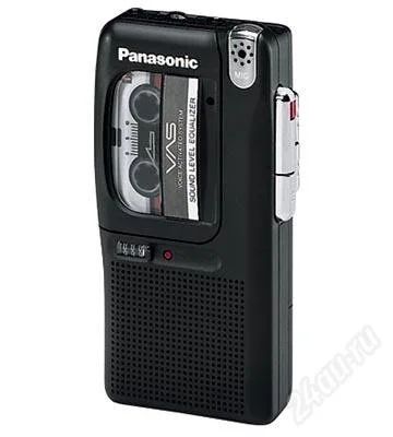 Лот: 1031841. Фото: 1. Диктофон Panasonic RN-202 Black. Диктофоны