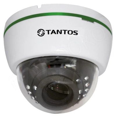 Лот: 6975640. Фото: 1. Купольная IP-камера Tantos TSi-Dle2FP... Видеонаблюдение
