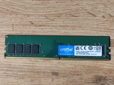 Лот: 20576430. Фото: 1. Оперативная память ddr4 8gb crucial... Оперативная память