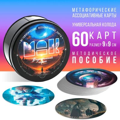 Лот: 21253647. Фото: 1. Метафорические ассоциативные карты... Психология