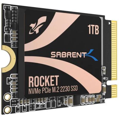 Лот: 22176494. Фото: 1. SSD диск Sabrent 1TB Rocket 2230... Жёсткие диски (HDD)