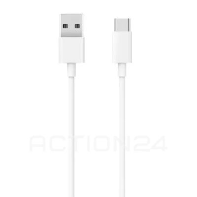 Лот: 20858602. Фото: 1. Кабель Xiaomi Type-C (белый, 100... Дата-кабели, переходники