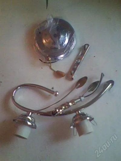 Лот: 2883793. Фото: 1. основание люстры + детали крепежа. Другое освещение