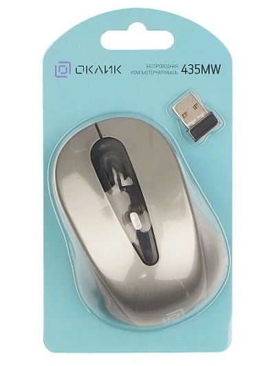 Лот: 16037345. Фото: 1. Компактная мышь беспроводная Oklick... Клавиатуры и мыши