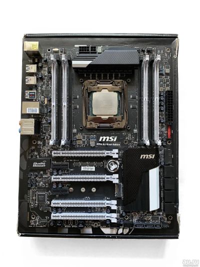 Лот: 17991908. Фото: 1. MSI X99A SLI Krait Edition (Полный... Материнские платы