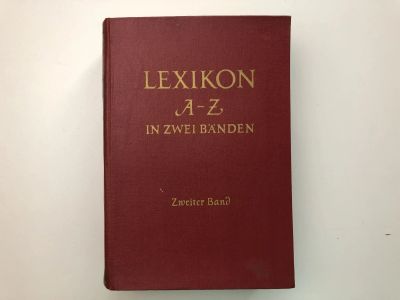 Лот: 23278272. Фото: 1. Lexicon A - Z in zwei banden... Другое (литература, книги)