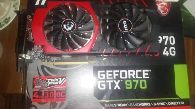 Лот: 7619080. Фото: 1. Gtx 970 Msi. Гарантия ДО Марта2019... Видеокарты