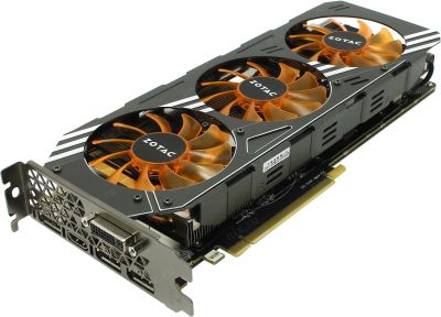 Лот: 15990287. Фото: 1. Видеокарта Zotac GTX 980. Видеокарты