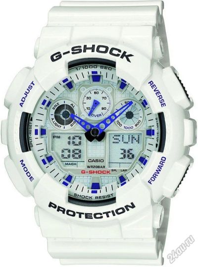 Лот: 5933319. Фото: 1. Часы Casio GShock GA-100A-7A Оригинальные... Оригинальные наручные часы