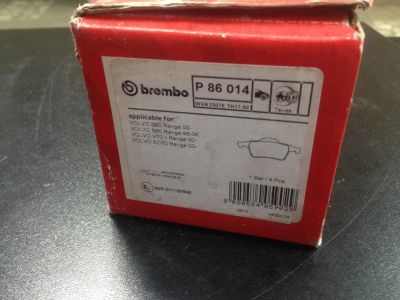 Лот: 5033470. Фото: 1. Тормозные колодки Brembo Volvo. Другое (автозапчасти)