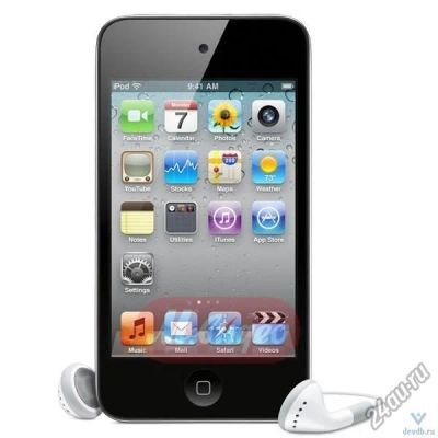 Лот: 4525310. Фото: 1. Ipod Touch 4 black 8gb. Плееры