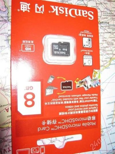 Лот: 1864346. Фото: 1. Sandisk 8 GB Micro SD. Карты памяти