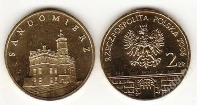 Лот: 2127405. Фото: 1. 2 злотых 2006 год. Исторические... Европа