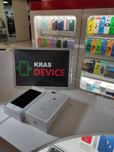 Лот: 19662176. Фото: 1. iPhone 8 plus 64gb белый. Смартфоны