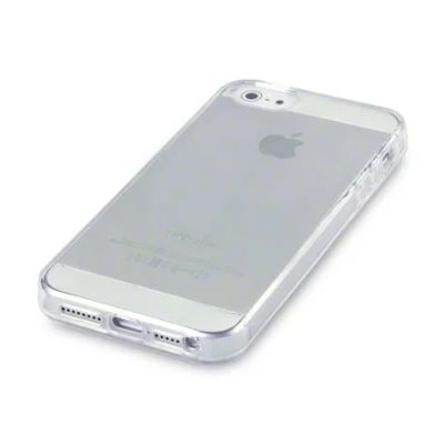 Лот: 12710279. Фото: 1. Чехол iPhone 5/5S силикон прозрачный. Чехлы, бамперы
