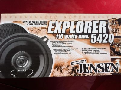 Лот: 4420297. Фото: 1. Колонки автомобильные Jensen Explorer... Акустика автомобильная