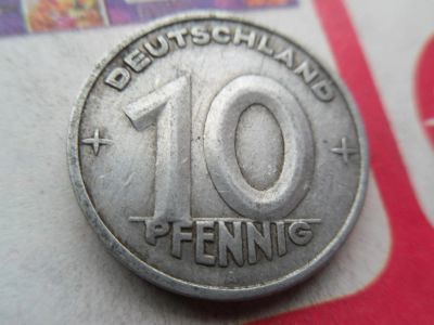 Лот: 9165532. Фото: 1. Германия (ГДР) 10 пфеннигов 1949. Германия и Австрия