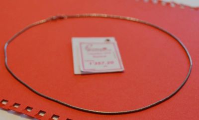 Лот: 5496652. Фото: 1. Цепочка - плетение "Снейк". Цепочки