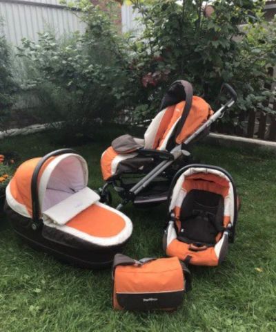 Лот: 15505855. Фото: 1. Коляска 3 в 1. Peg Perego Pliko... Коляски