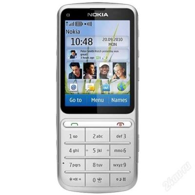 Лот: 2441659. Фото: 1. Продам телефон Nokia C3-01 в отличном... Кнопочные мобильные телефоны
