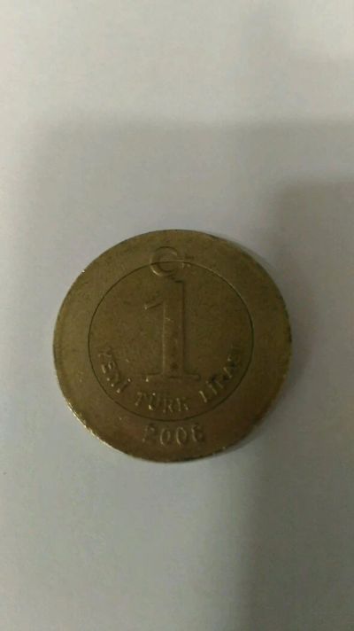 Лот: 11971592. Фото: 1. Турция. 1 лира. 2008г. Биметалл. Азия