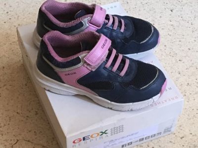 Лот: 13704770. Фото: 1. Кроссовки Geox для девочки, р... Кеды, кроссовки
