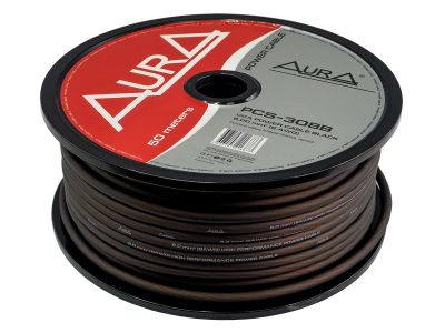 Лот: 18873844. Фото: 1. Aura PCS-308B Кабель силовой черный... Аксессуары для автозвука