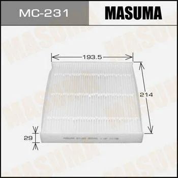 Лот: 11287434. Фото: 1. Фильтр салона Masuma (vic AC-108E... Расходные материалы
