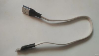 Лот: 17589123. Фото: 1. Кабель USB - microUSB 20см. (для... Дата-кабели, переходники