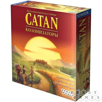 Лот: 15829018. Фото: 1. HOBBY WORLD Catan Колонизаторы. Настольные игры, карты