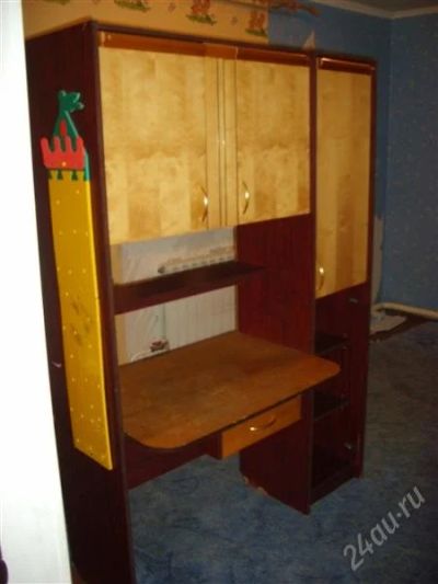 Лот: 1993875. Фото: 1. письменный стол+шкаф. Столики, стулья, парты