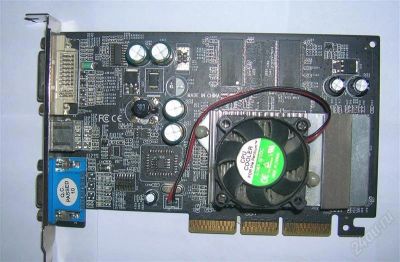 Лот: 1062917. Фото: 1. AGP fx 5500 256 mb 128 bit. Видеокарты