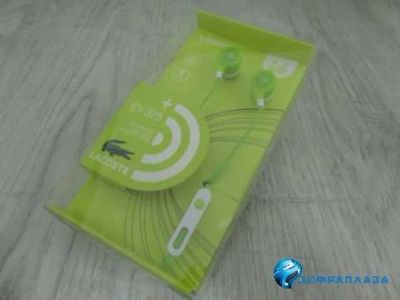 Лот: 13416264. Фото: 1. Гарнитура LACOSTE EY-325 вакуумная... Наушники, гарнитуры