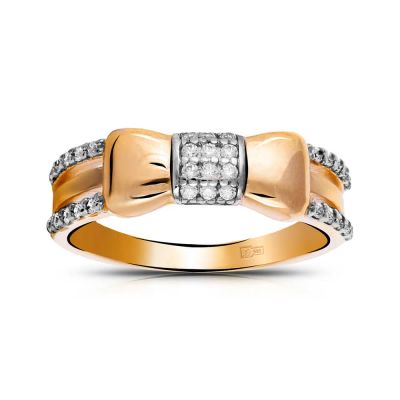 Лот: 23781180. Фото: 1. Кольцо TALANT из золота с фианитами. Кольца, перстни